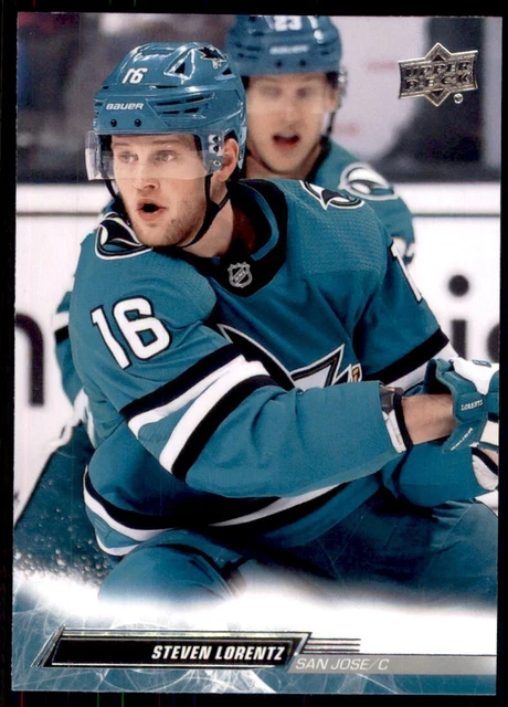 2022-23 UD Extended Series Base #613 Steven Lorentz - San Jose Sharks