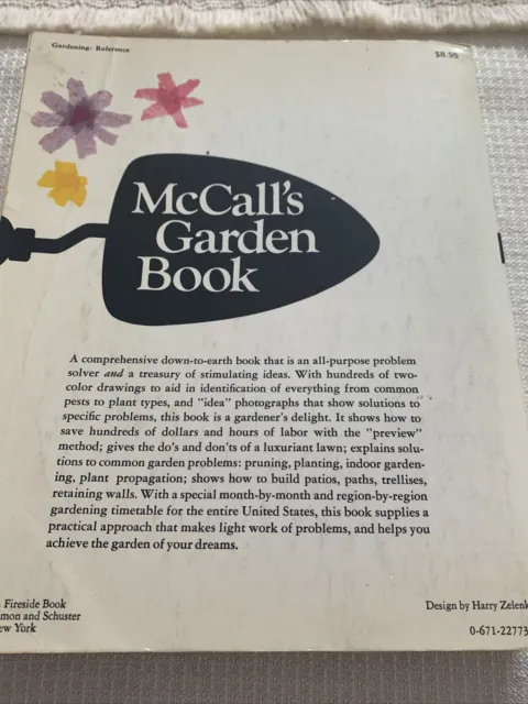 McCall's Flower Garden Book Vintage 1968 3