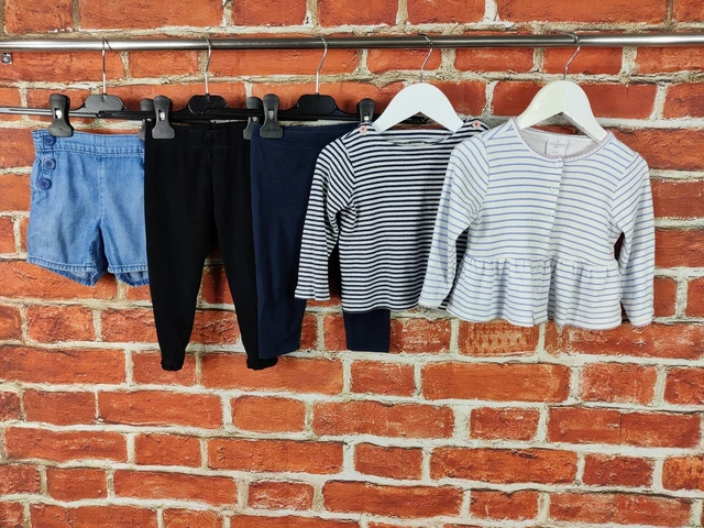 Bundle Bambine Età 12-18 Mesi Gap Joule Ecc Leggings Pantaloncini Maglietta Top 86Cm