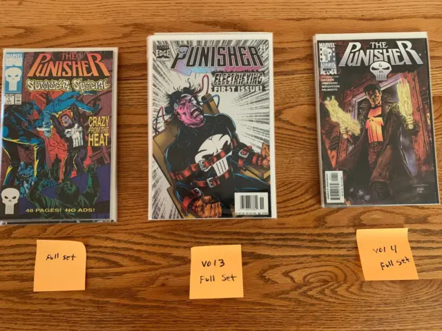 The Punisher Vol 3 #1-18 (Set)& Vol 4 #1-4(Set)Punisher Summeer Special #1-4 Set