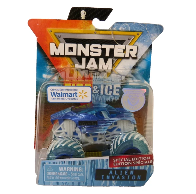 MONSTER JAM FIRE & Ice Alien Invasion Special Edition Walmart
