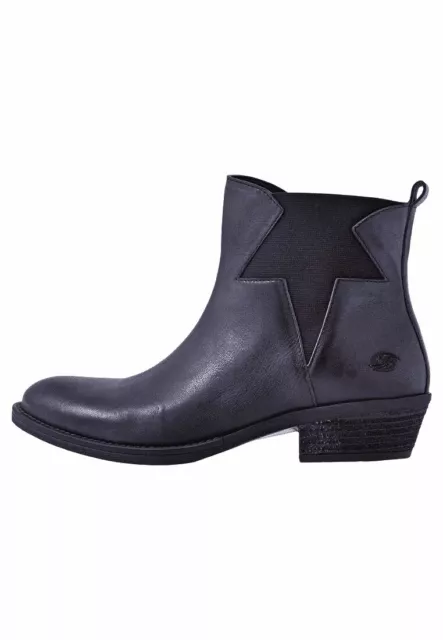Dockers Par Gerli Bottines Femme Cheville Cowboy 45TR204 Bleu Marine