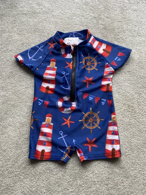 Claybear swimsuit 0-6 months