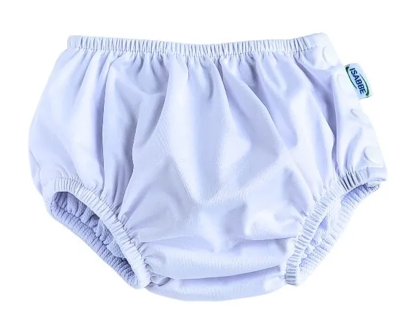 Pañal Para nadar reusable de Baby y Niños  talla L 12-18 Meses Blanco