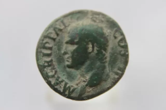 ANCIENT ROMAN AGRIPPA AS COIN 1st CENTURY AD