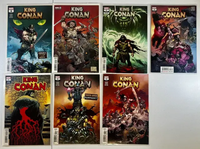 King Conan #1-6 COMPLETE RUN + #1 VARIANT Marvel 2022 Lot of 7 HIGH GRADE NM-M