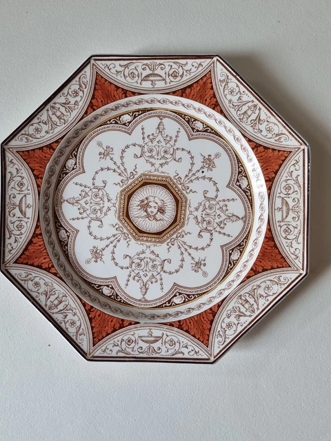 Ancienne assiette octogonale de Minton