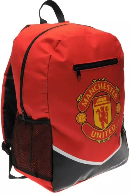 Official Manchester United F.C. School Bag Backpack Rucksack Gift for Him Her