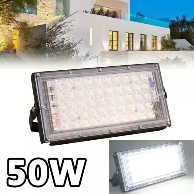 LED Lampe Projecteur Flood Light Lumière Extérieur Jardin Sécurité 10W 50W  100W