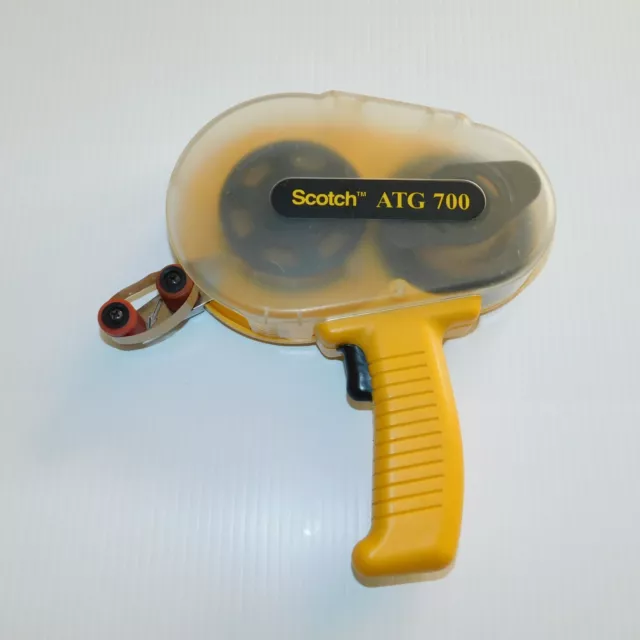 Scotch ATG 700 Adhesive Transfer Tape Applicator with Clear Cover ATG700 Yellow