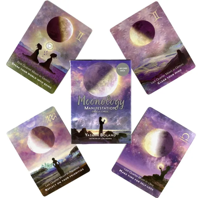 Monology Manifestation Oracle Card Table Game Prophecy Tarot Deck with PDF Guide