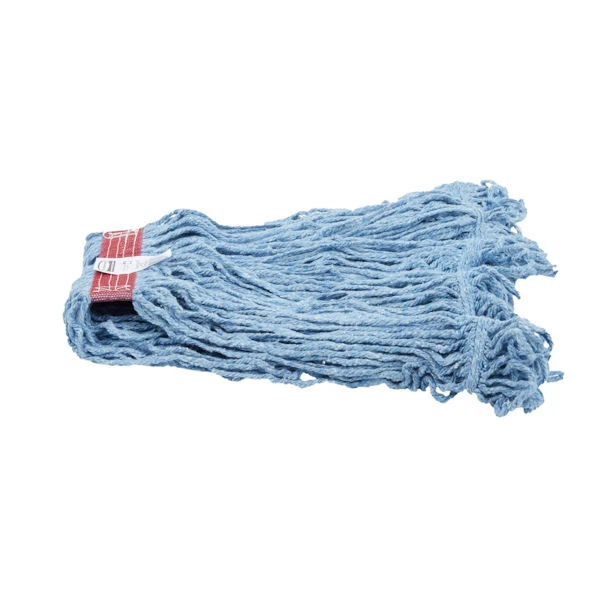 Rubbermaid FGD21306BL00 Large Blend Mop Head w/ 1" Headband - Blue (6 pack)