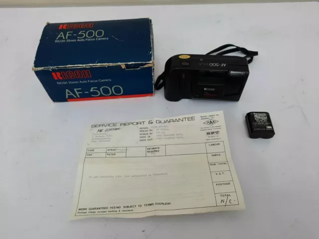 Ricoh AF-500D Kompakt Point & Shoot 35mm Filmkamera - DEFEKT SEIT 1992