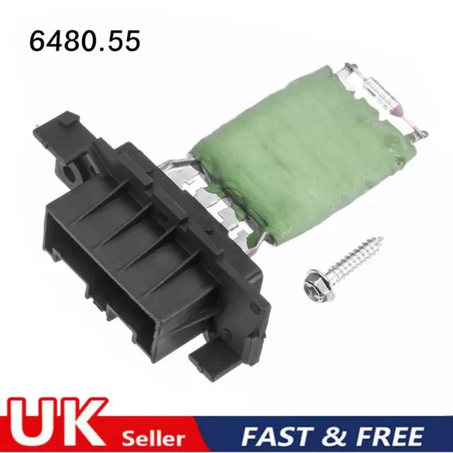 Heater Blower Fan Resistor 648055 For Citroen Berlingo Peugeot Partner 2008-2016