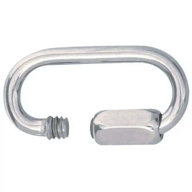 Campbell 3/16 In. Polished Cast Stainless Steel Quick Link T7630526 Campbell