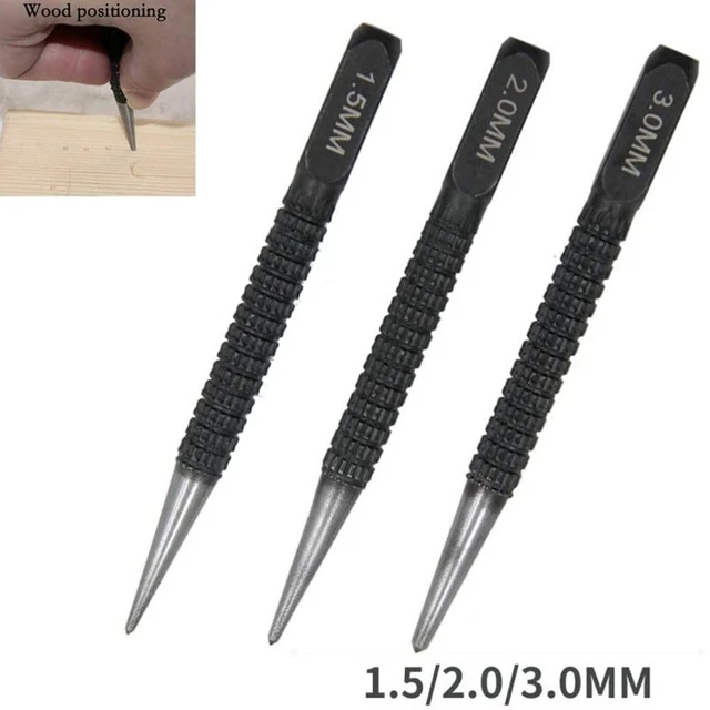 Marquage Centre Ponch 1.5/2/3mm Réglable Alliage Acier Forage Main Outils
