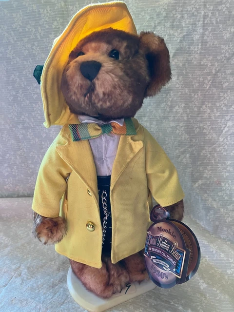 BRASS BUTTON BEARS MOOKIE 1930s 20th Century Collectibles Bear W