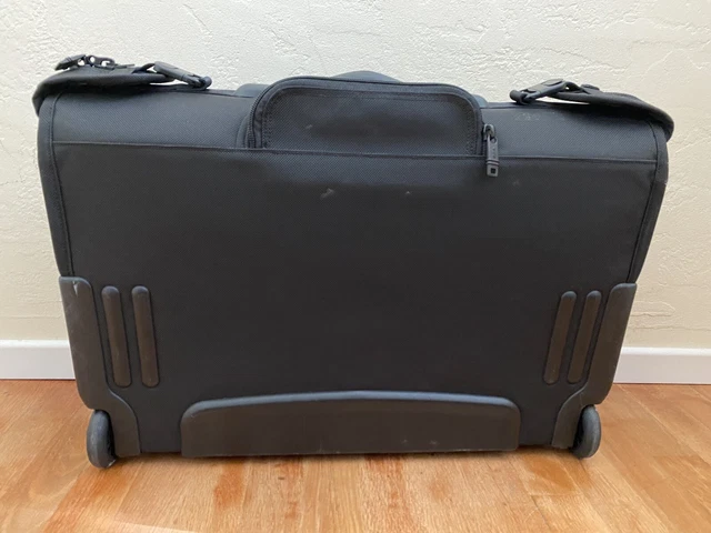 TUMI Alpha 22037DH 22-Inch Black Carry-On Wheeled Garment Bag Rolling Suitcase 2