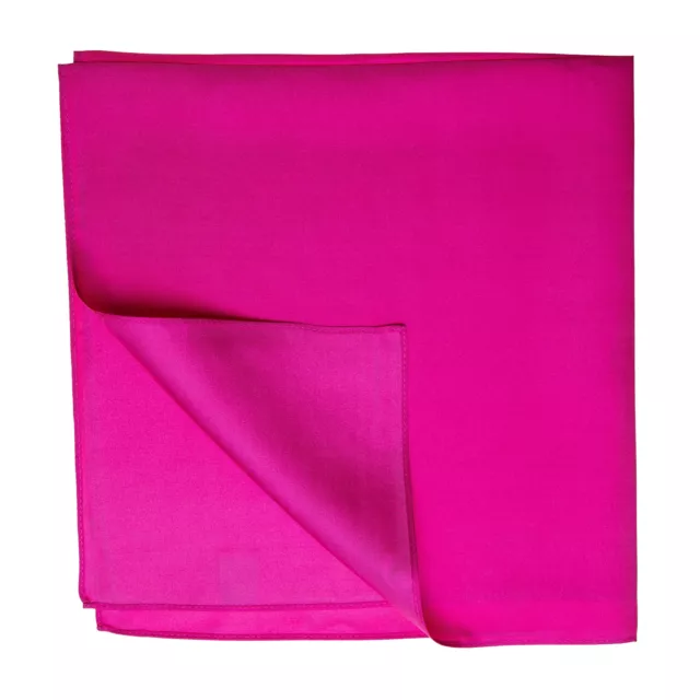 Nickituch paño de seda rosa fucsia seda 53x53cm