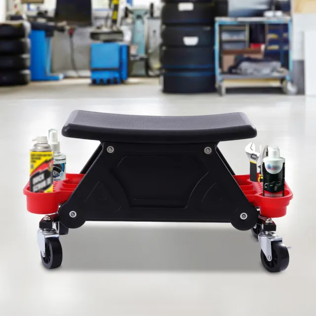 150 kg ripiano attrezzi sgabello mobile sgabello officina trattamento veicolo sedile
