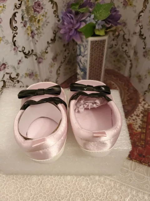 Chaussures à enfiler en soie décontractées bébé bébé bébé 6/12M petit trésor 3