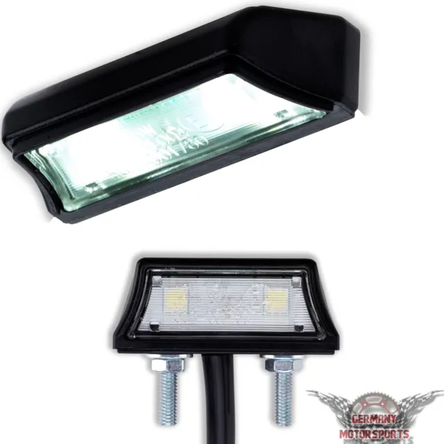 ILLUMINAZIONE TARGA MOTO ToXx mini LED nero illuminazione targa EUR 9,90 -  PicClick IT