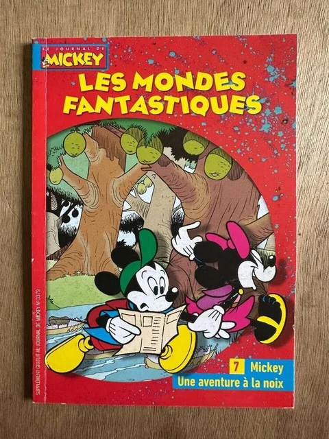 LE JOURNAL DE Mickey Les mondes fantastiques n°7 Très bon état EUR