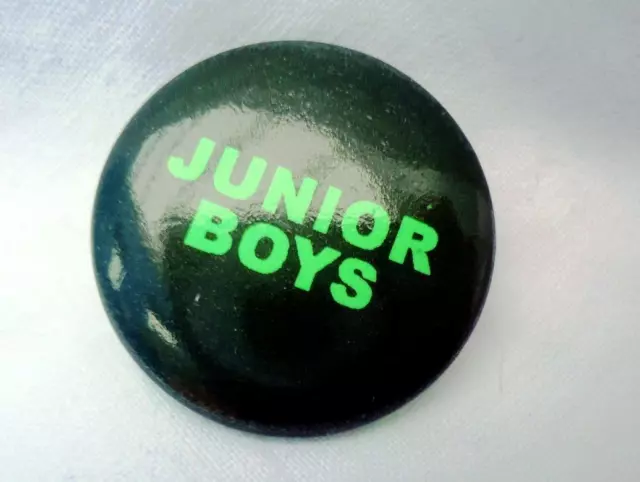 Junior Boys Rare Original Large 1.25" Promo Pin Button Badge Unused Never Worn