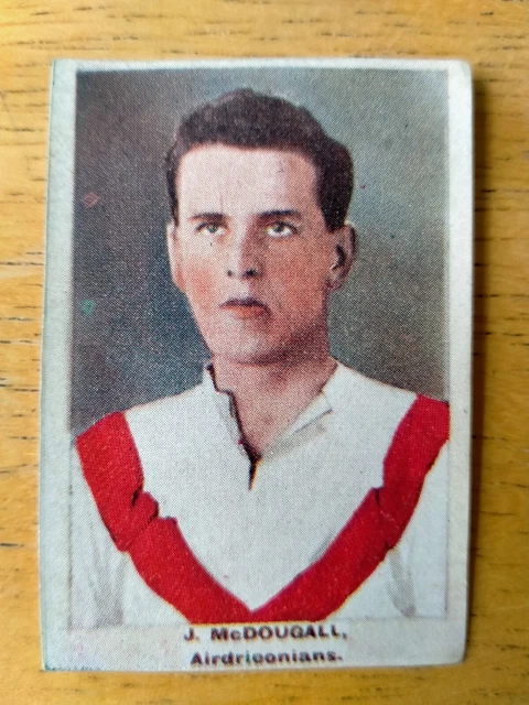 J. McDougall Airdrie DC Thomson Adventure Famous Club Colours & Players 1923