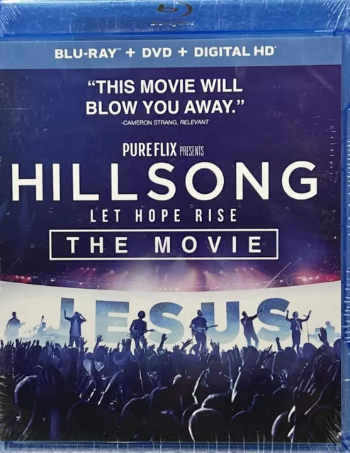Hillsong: Let Hope Rise - Blu-ray + DVD + Digital Copy - Docu-Drama - New Sealed