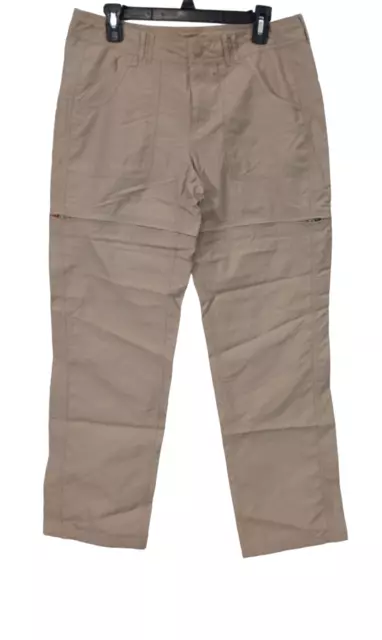 The North Face Femmes Horizon 2.0 Convertible Décontracté Pantalon Beige, Taille 2