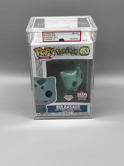 Pop Games Pokémon Bulbasaur Diamond 453 Grading PSA8