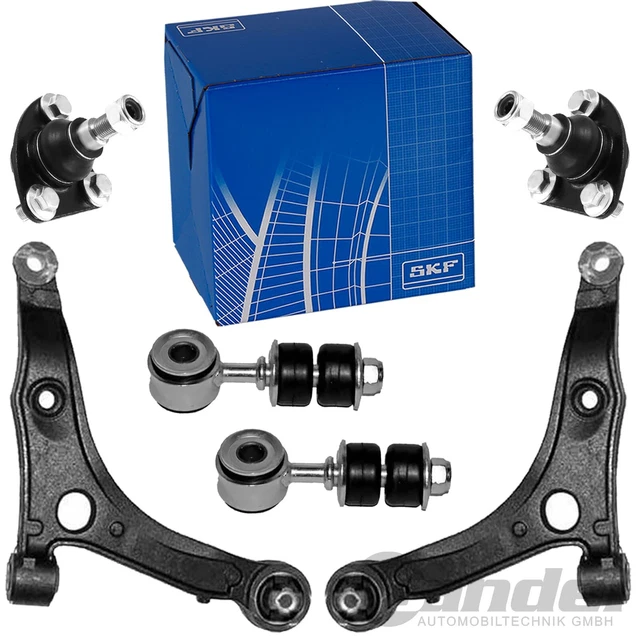 Vorderachse Satz Für Fiat Panda 169 - 2x Querlenker + 2x Koppelstangen Komplettset