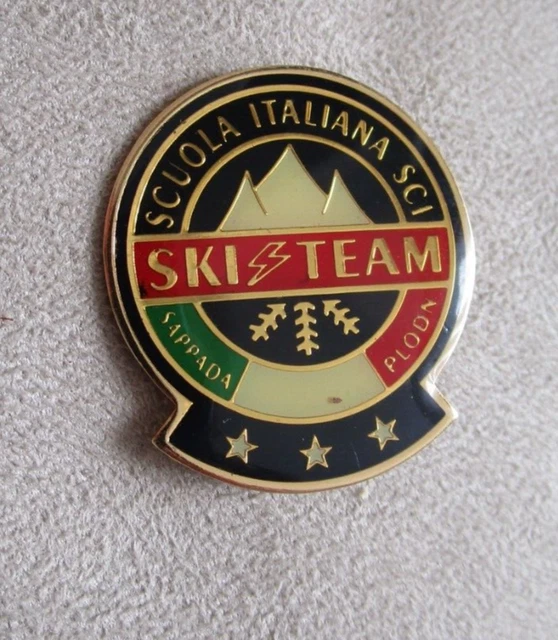 Broche Vintage SCI Ski – Étoile Des Alpes – Années 1930 – Montagne