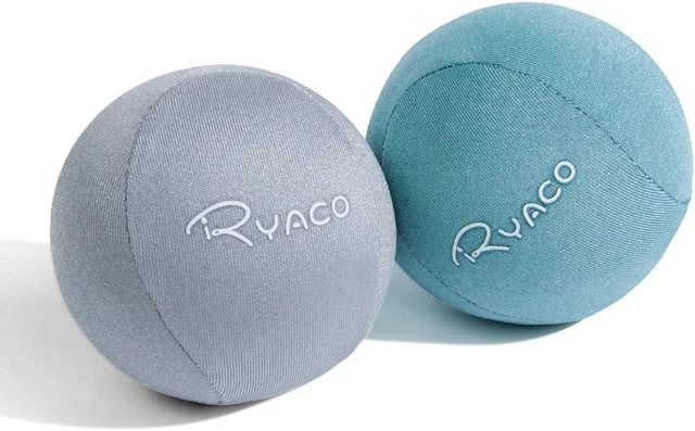 Ryaco 2PCS Ensemble De Boules Anti-Stress En Gel Pour Exercices À La Main, Balle
