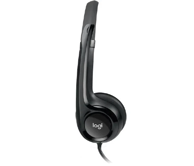 LOGITECH WIRED USB Headset H390 Black Noise Cancelling MIC 1.8m