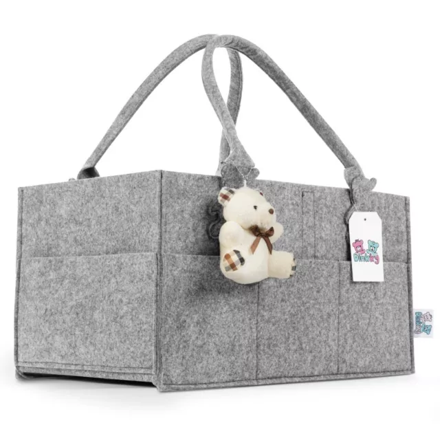 Baby Diaper Caddy Organizer Portable Large Holder Bag Travel & Nursery Organizer