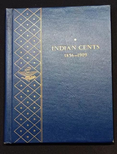 49 Indian Head Cents 1859-1909 partial Collection in Whitman binder