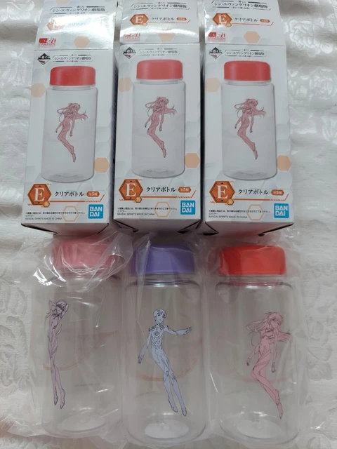 ANIME ⦑❤ⵓ♡ဗⴰ Evangelion Eva Figure Ichiban Kuji Prize E Water Bottles
