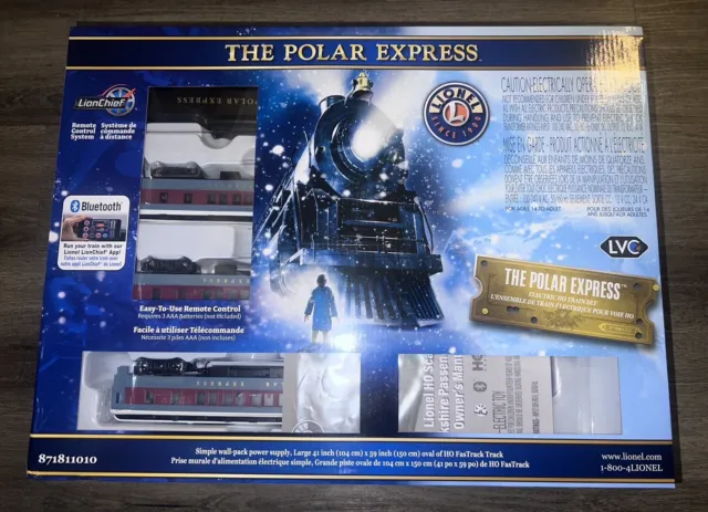 New Lionel 871811010 The Polar Express Lionchief Ho Gauge Train Xmas Winter Set