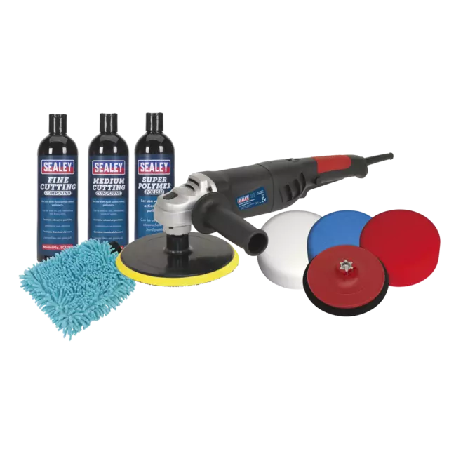 Sealey CPK05 180mm Pro Polishing & Compounding Kit 1100W/230V