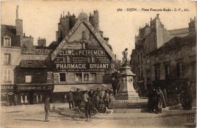 CPA AK Militaire - Dijon - Place Francois-Rude (696383)