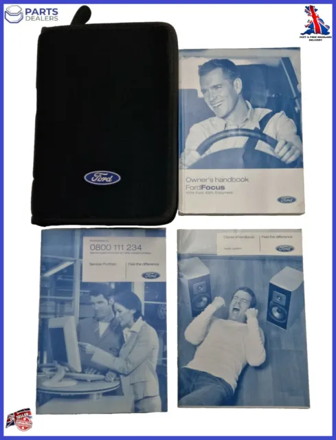 Genuine Ford Focus Handbook Owners Manual 2004-2007 Audio & Service Book Pack
