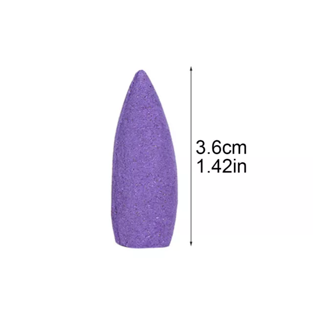 Lavender Scent Relaxing Long Lasting Backflow Incense Cones Home Decor