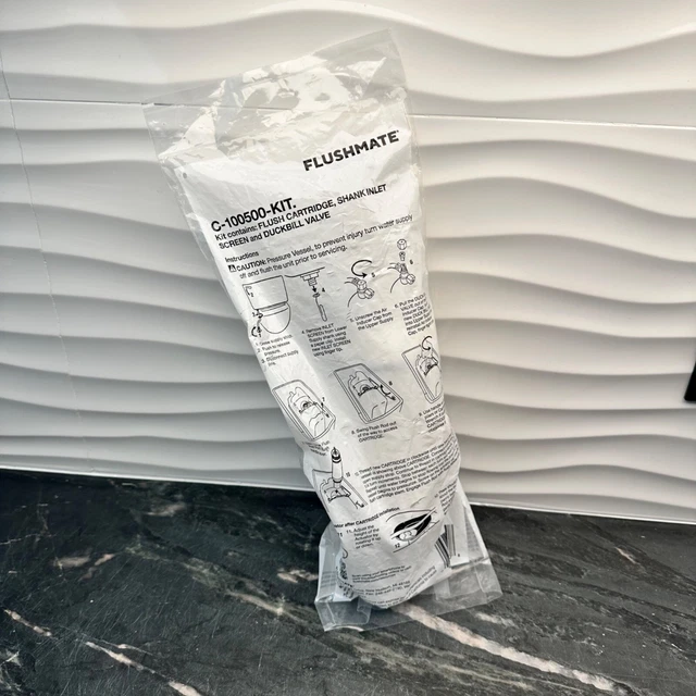 Flushmate C-100500-Kit Flush Cartridge Kit, Original OEM replacement ** NEW **