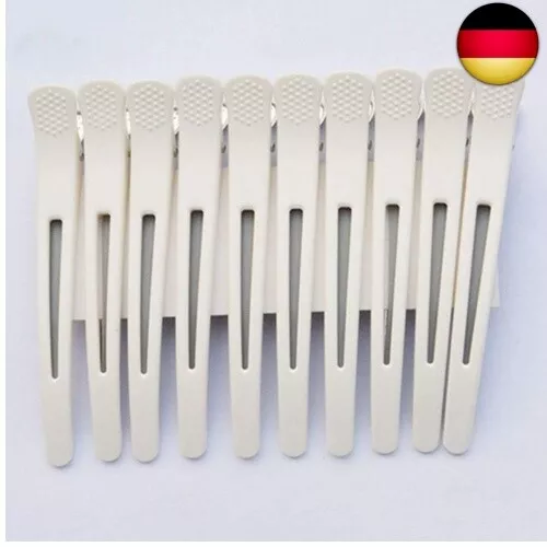 12 Stücke 11.5cm Friseur Abteilklammern Abteil Clip Haarklammern Friseurbedarf