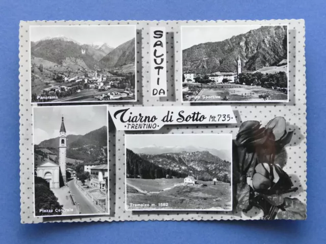 Cartolina Tiarno di Sotto - Varie vedute - 1959.