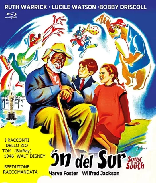 I RACCONTI DELLO ZIO TOM - BluRay 1946 WALT DISNEY - Bobby Driscoll   BLU RAY