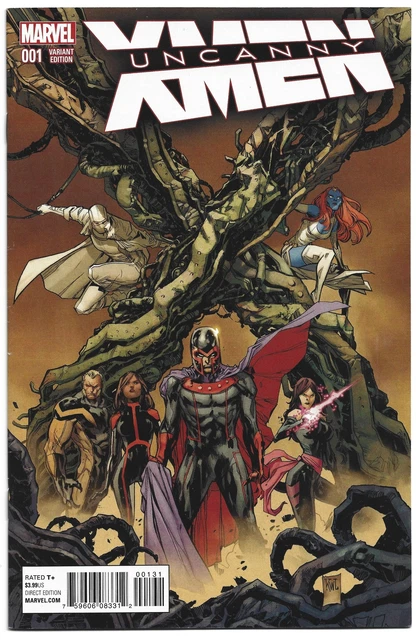 Uncanny X-Men #1 1:25 Ken Lashley Variant Cullen Bunn Marvel 2016 VF/NM