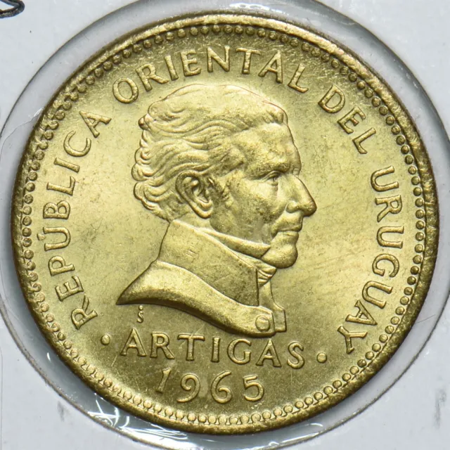 Uruguay 1965 5 Pesos 241001 combine shipping